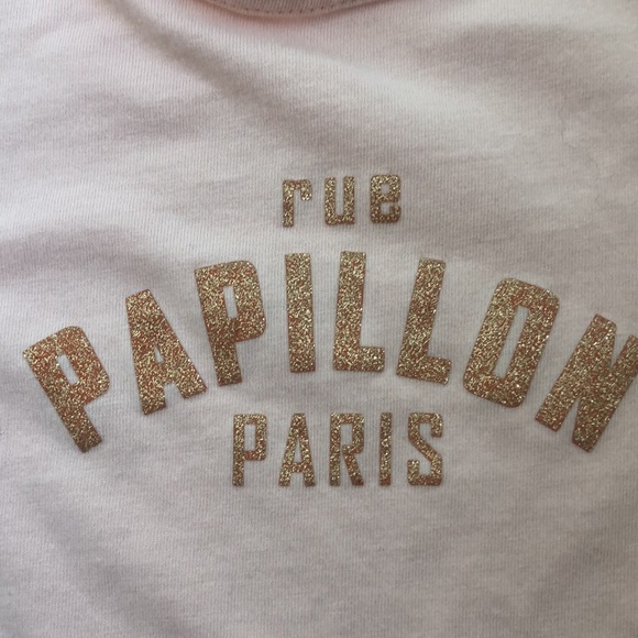 🇫🇷 Galeries Lafayette pink and Gold T-shirt - Picture 3 of 4